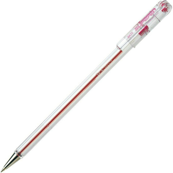 Pentel Στυλό Ballpoint 0.7mm με Κόκκινο Mελάνι Superb Fine Point