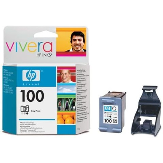 Γνήσιο Μελάνι Εκτυπωτή Inkjet HP 100 (C9368AE) Grey Photo