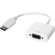 Powertech αντάπτορας DisplayPort σε VGA 0.20m Λευκός