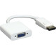 Powertech αντάπτορας DisplayPort σε VGA 0.20m Λευκός