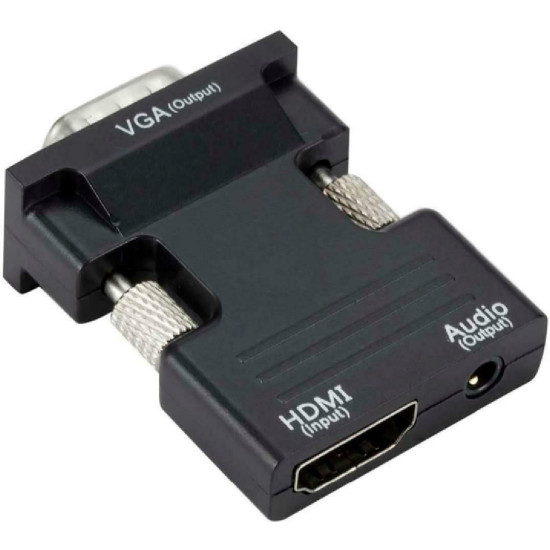 Powertech Μετατροπέας 3.5mm / HDMI female σε VGA male [CAB-H120]