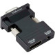Powertech Μετατροπέας 3.5mm / HDMI female σε VGA male [CAB-H120]