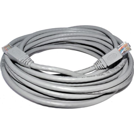 Powertech καλώδιο δικτύου CAT.5e U/UTP 15m γκρι