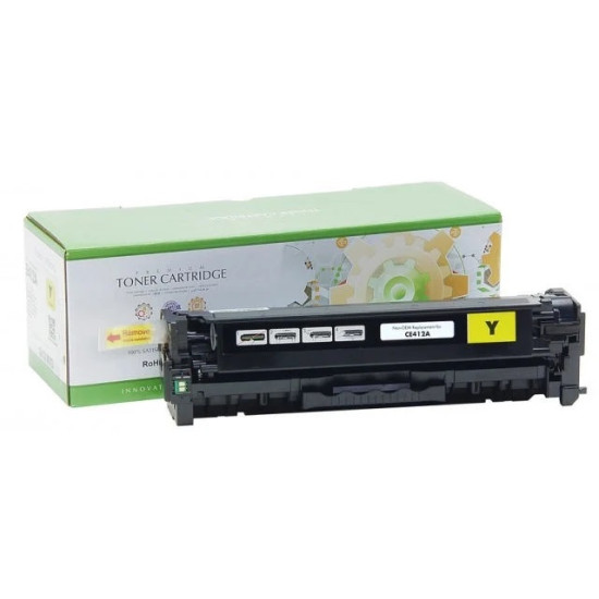 Premium Συμβατό Toner για Laser Εκτυπωτή HP CE412A, 305A 2.6K Yellow