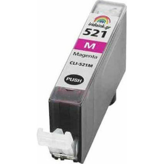 Συμβατό Μελάνι Εκτυπωτή InkJet Canon CLI-521M (2935B001) Magenta