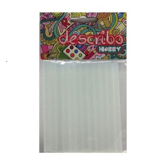 Describo Ράβδοι Σιλικόνης Διάφανο 7mm 12τμχ [DES-0019]
