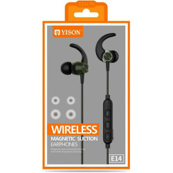 Yison E14 In-ear Bluetooth Handsfree Ακουστικά Μαύρα