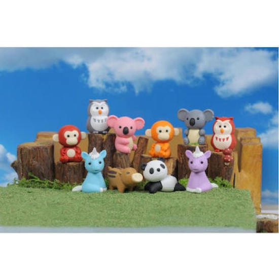 iwako 3d Γόμα σε φακελάκι [Ζώα του Δάσους]