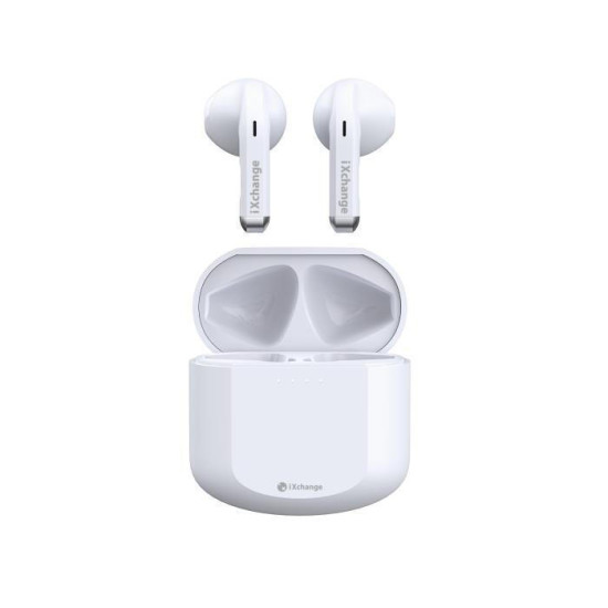 iXchange ES-02 In-ear Bluetooth Handsfree Ακουστικά με Θήκη Φόρτισης Λευκά iXchange ES-02 In-ear Bluetooth Handsfree Ακουστικά με Θήκη Φόρτισης Λευκά
