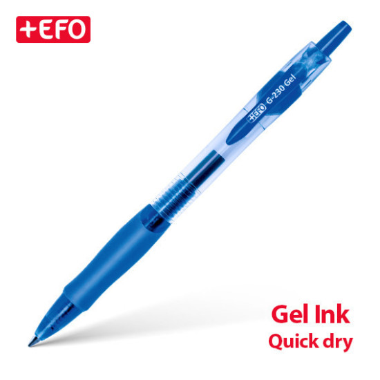 +ΕFO Στυλό G-230 Gel Grip 0.7 Μπλε