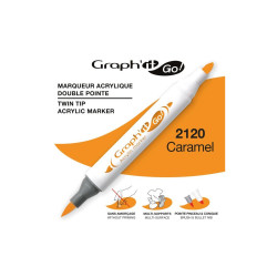 Graph' it Go! Ακρυλικός Μαρκαδόρος με Διπλή Μύτη Πινέλο Caramel