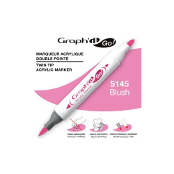 Graph' it Go! Ακρυλικός Μαρκαδόρος με Διπλή Μύτη Πινέλο Blush