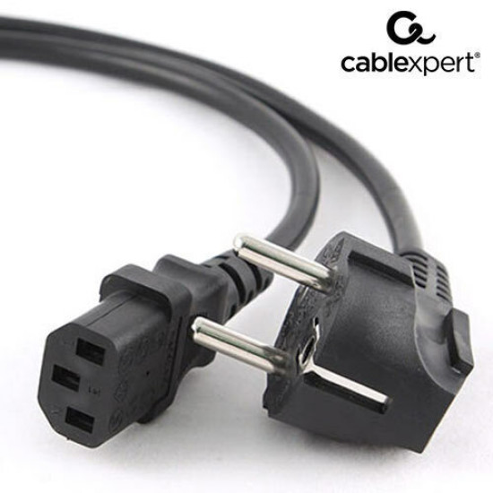 Cablexpert Schuko - IEC C13 Cable 1.8m Μαύρο [PC-186]