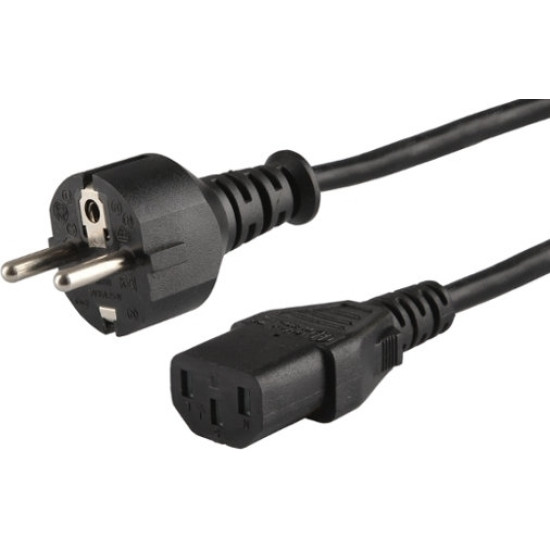 Cablexpert Schuko - IEC C13 Cable 1.8m Μαύρο [PC-186]