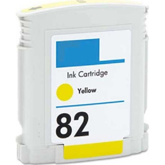 Συμβατό Μελάνι Εκτυπωτή InkJet HP 82XL (C4913A) 69 ml Κίτρινο Συμβατό Μελάνι Εκτυπωτή InkJet HP 82XL (C4913A) 69 ml Κίτρινο