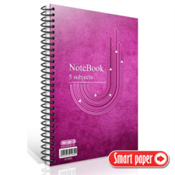 Τετράδιο Σπιράλ +Efo Notebook Σε Διάφορα Χρώματα 5 Θέματα 150Φ 