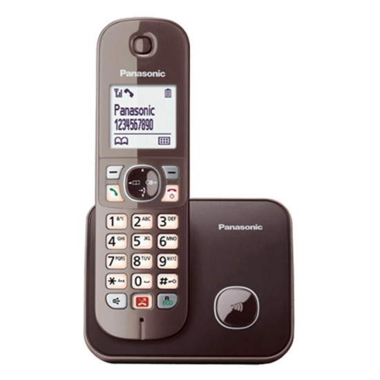 Ασύρματο Τηλέφωνο Panasonic KX-TG6851GRA Καφέ (KX-TG6851GRA)