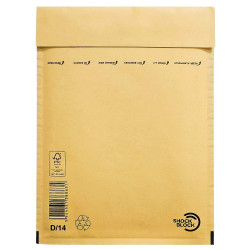 Shock Block D/14 Φάκελος Φυσσαλίδα Kraft 18x26.5cm