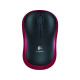 Logitech M185 Ασύρματο Mini Ποντίκι Μαύρο/Κόκκινο (910-002240)