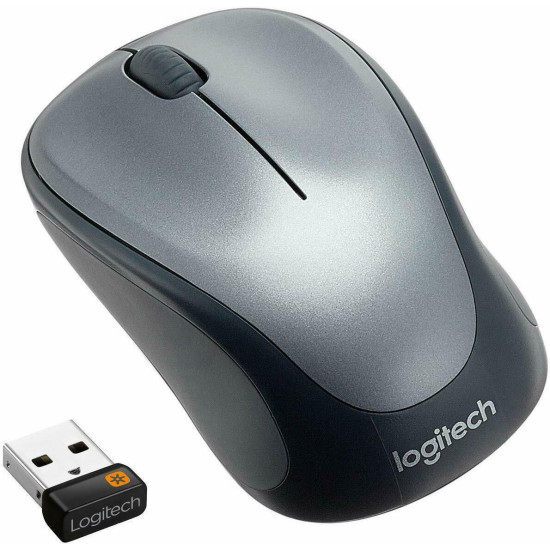 Logitech M235 Optical Mouse (Silver, Wireless) (LOGM235SILVER)