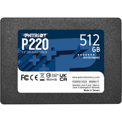 Patriot P220 SSD 512GB 2.5'' SATA III