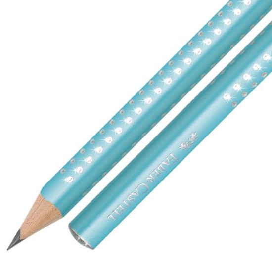 111605 - Μολύβι Faber Castell Sparkle ΙΙ Jumbo Τιρκουάζ