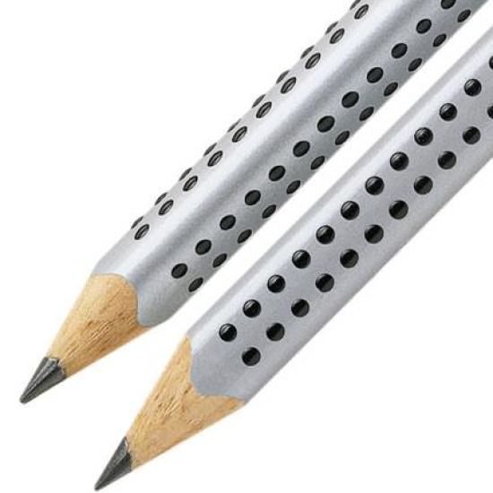 111900 - Μολύβι Faber Castell Grip Jumbo Silver Β 111900