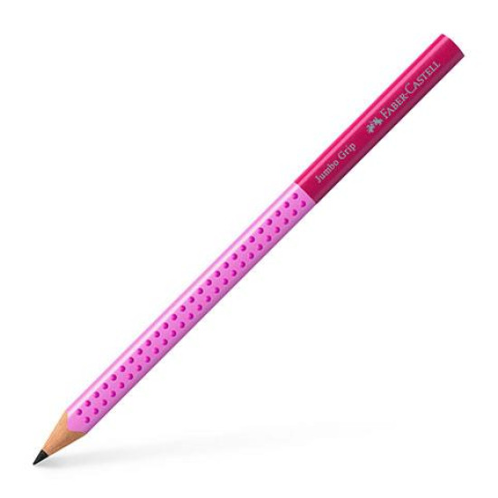 111928 - Μολύβι Faber Castell Grip Jumbo Δίχρωμο Ροζ 111928