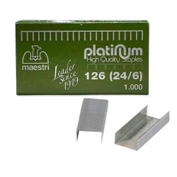 Roma Maestri Σύρματα Συρραπτικού Νο 24/6 Platinum