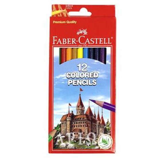 115817 - Ξυλομπογιές Faber-Castell 12 χρώματα
