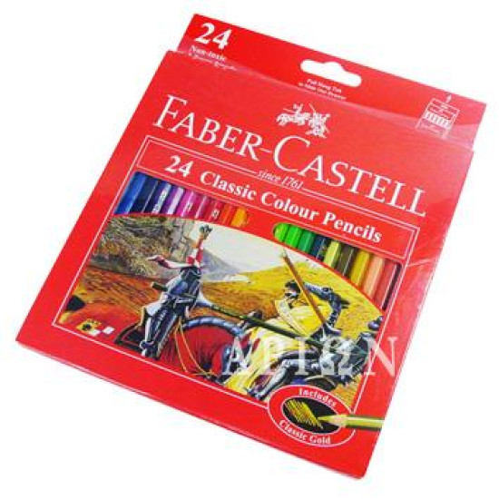 115818 - Ξυλομπογιές Faber-Castell 24 χρώματα