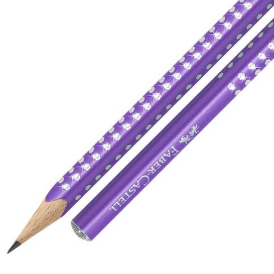 Faber-Castell Sparkle Μολύβι B Μωβ