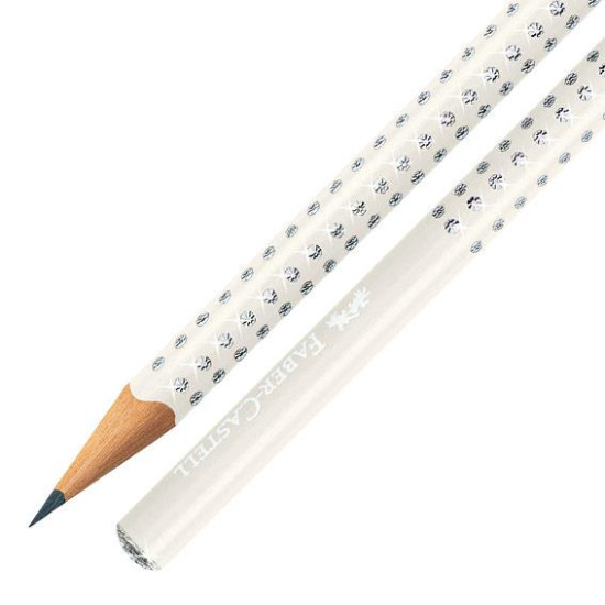 Faber-Castell Sparkle Μολύβι B Λευκό