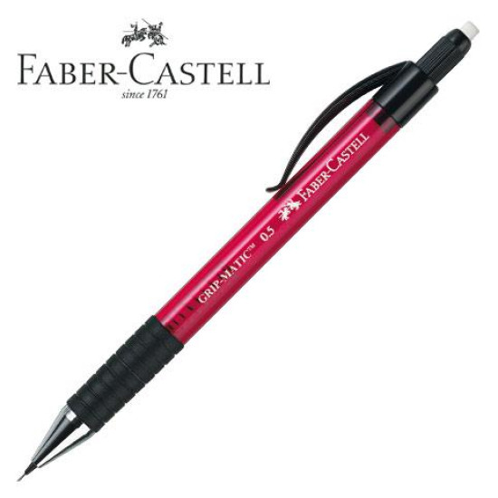 137521 - Μηχανικό μολύβι Faber Castell  1375 0.5 Κόκκινο 137521