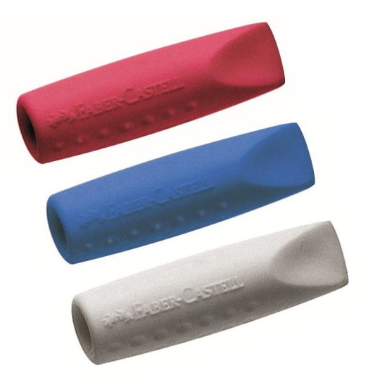 Faber-Castell Σετ Γόμες για Μολύβι Grip 2001 (Διάφορα Χρώματα) 2τμχ