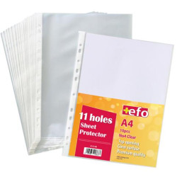 +Efo Πλαστικές Ζελατίνες για Έγγραφα Τύπου "Π" A4 με Τρύπες 10τμχ No4 +Efo Πλαστικές Ζελατίνες για Έγγραφα Τύπου "Π" A4 με Τρύπες 10τμχ No4