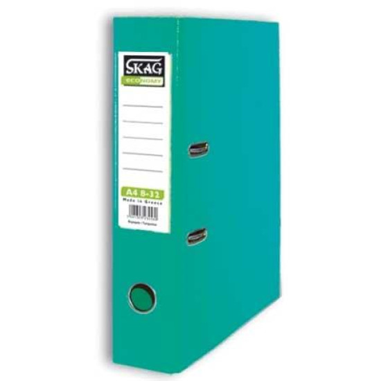 Skag Κλασέρ 8/32 για Χαρτί A4 με 2 Κρίκους Πράσινο Economy P.P Βεραμάν