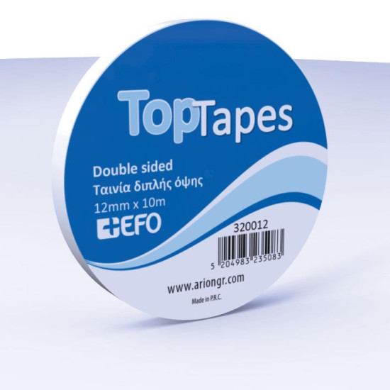 320012 - Ταινία Διπλής Όψης TopTape  12mmx10m