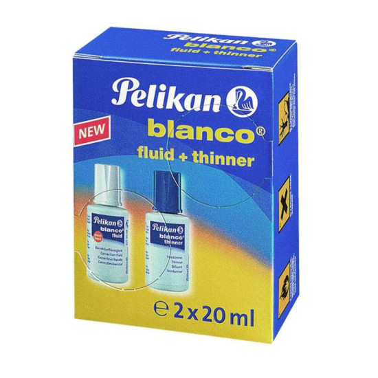 Pelikan Διορθωτικό Υγρό με Διαλυτικό 2 x 20ml