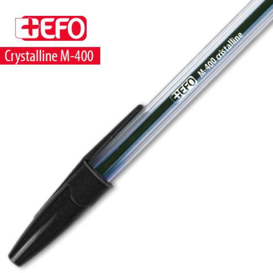 384002 -  Στυλό  +Εfo Crystalline M-400 Μ Μαύρο