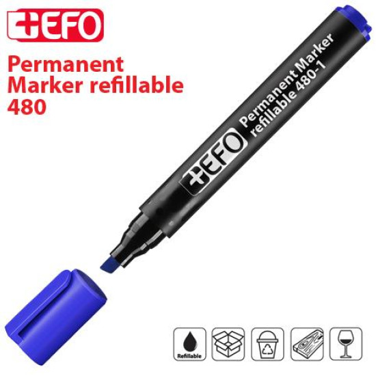 384801 -  Μαρκαδόρος  Κιβωτίων +Efo 480-1 B  Μπλε
