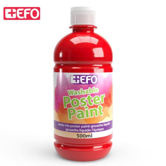 385505 -  Τέμπερα +Efo 500ml  Κόκκινο