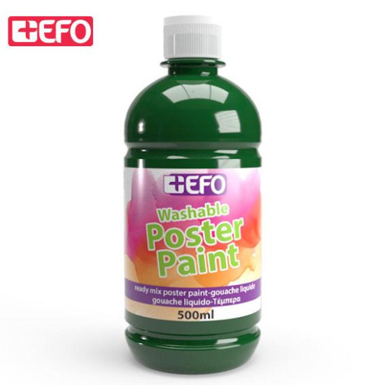 385515 -  Τέμπερα +Efo 500ml  Πράσινο Σκούρο