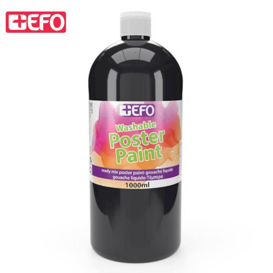 386514 -  Τέμπερα  +Efo 1000ml  Μαύρο