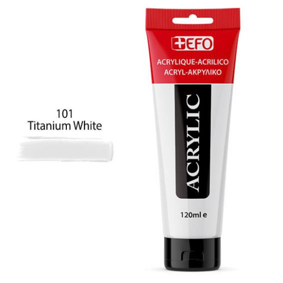 389101 - Ακρυλικό  +EFO 120ml 101 Titanium White