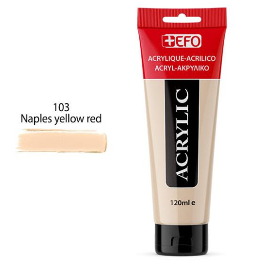 389103 - Ακρυλικό  +EFO 120ml 103 Naples yellow red