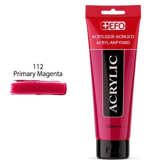 389112 - Ακρυλικό  +EFO 120ml 112 Primary Magenta
