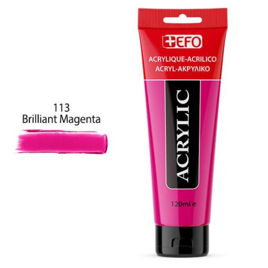 389113 - Ακρυλικό  +EFO 120ml 113 Brilliant Magenta