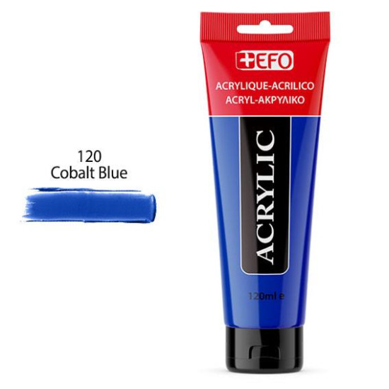 389120 - Ακρυλικό +EFO 120ml 120 Cobalt Blue 389120 - Ακρυλικό +EFO 120ml 120 Cobalt Blue