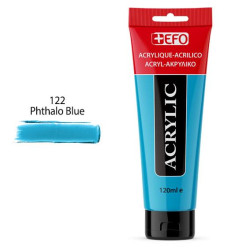 389122 - Ακρυλικό  +EFO 120ml 122 Phthalo Blue
